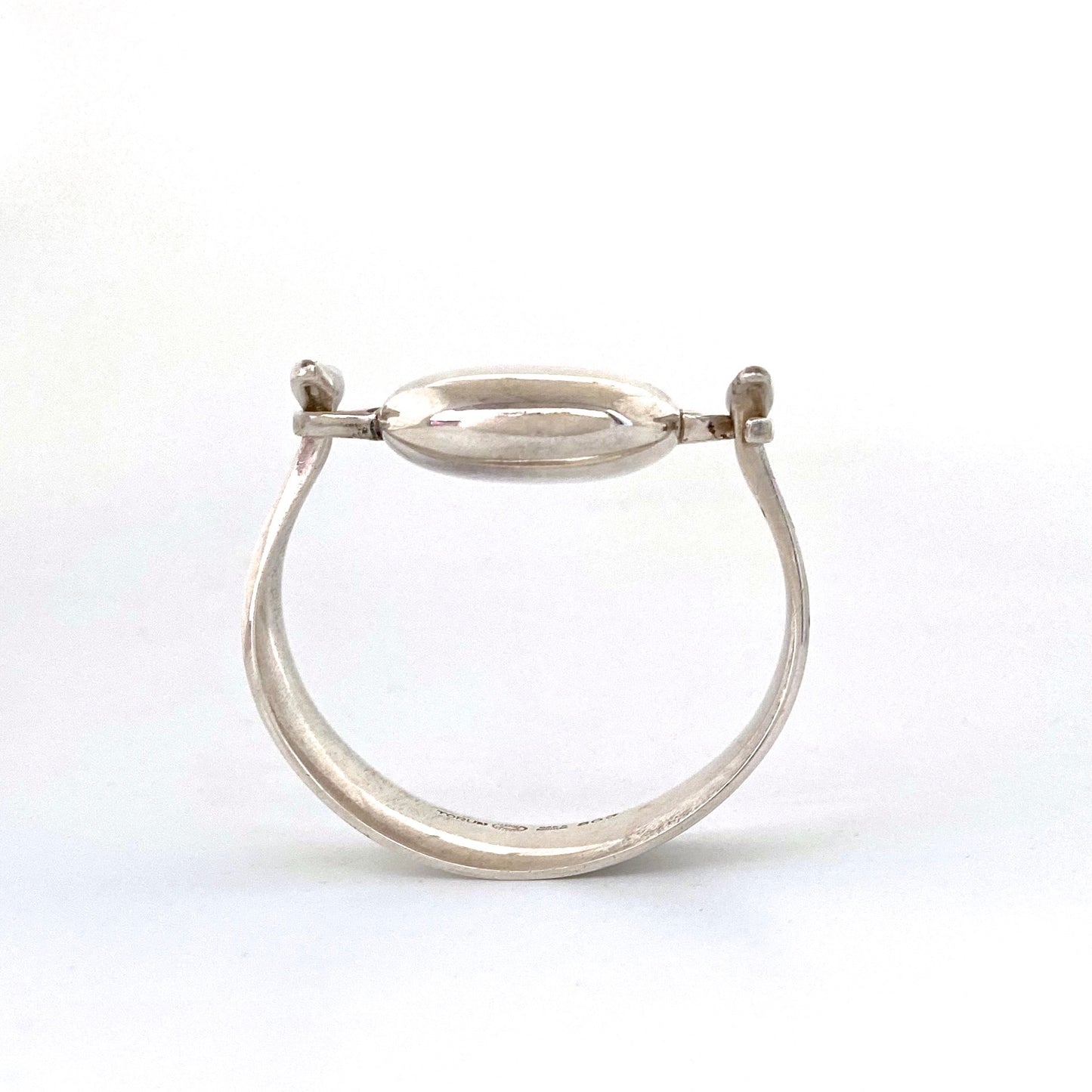 profile Georg Jensen Denmark vintage silver bracelet 203 Vivianna Torun Scandinavian Modernist jewelry design