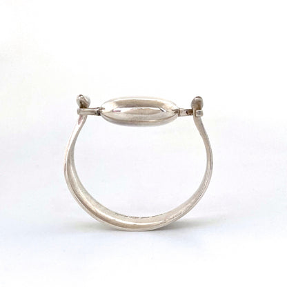 profile Georg Jensen Denmark vintage silver bracelet 203 Vivianna Torun Scandinavian Modernist jewelry design