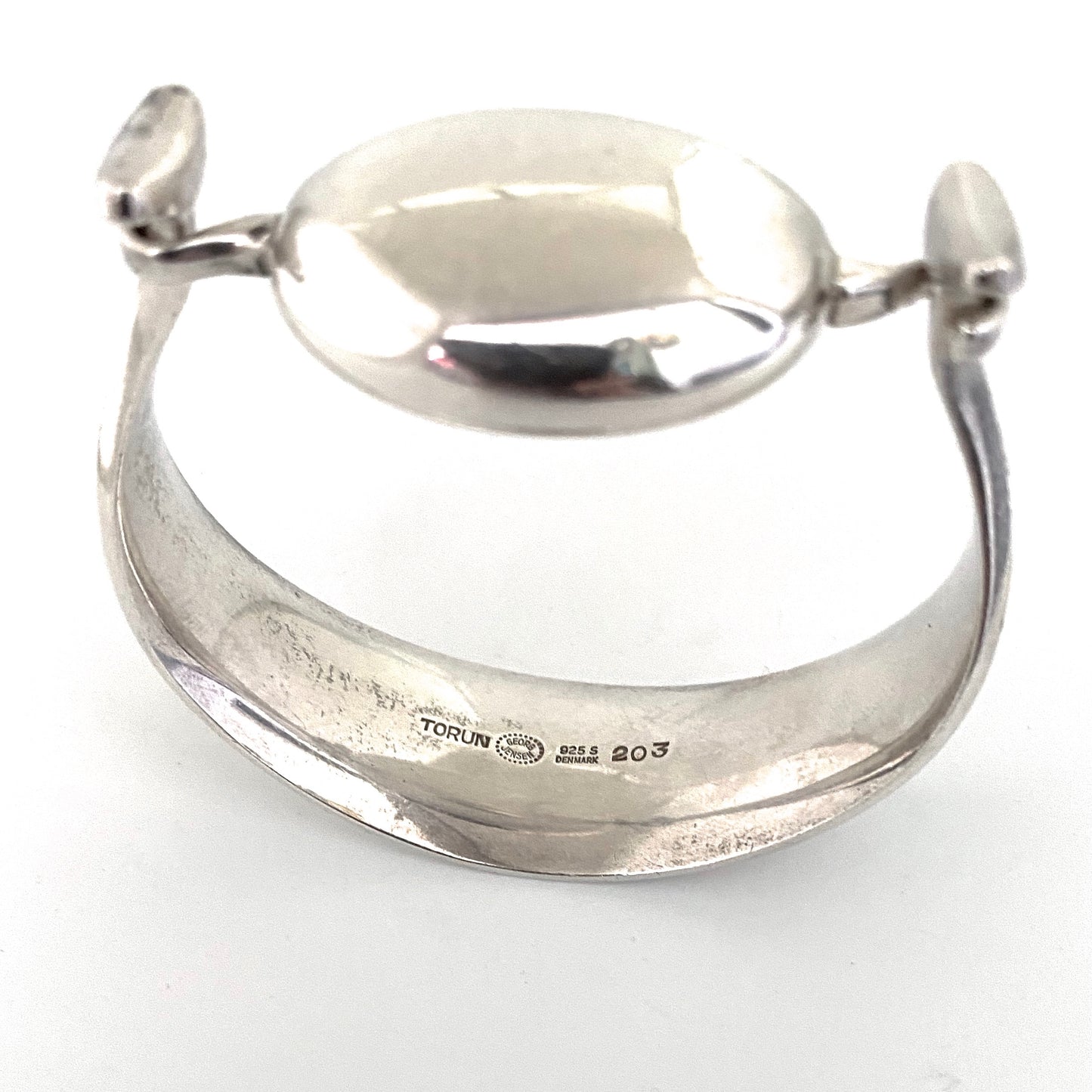 Georg Jensen silver bracelet 203 in original box ~ Vivianna Torun