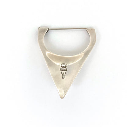 Georg Jensen Modernist silver brooch #326 ~ Nanna Ditzel