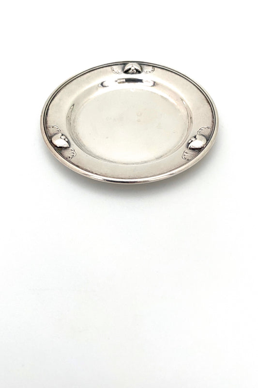 Georg Jensen Denmark vintage silver coaster 428D Harald Nielsen Danish design