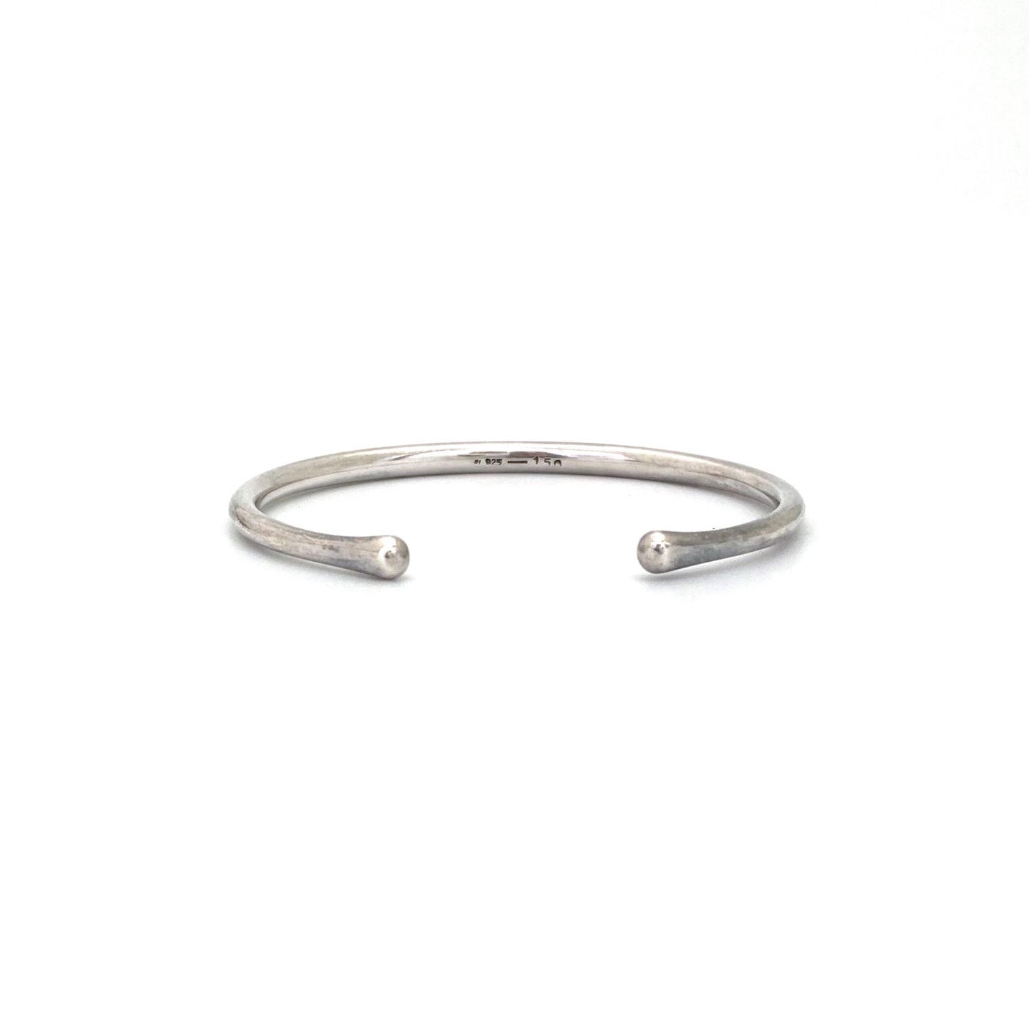 Georg Jensen tapered silver cuff bracelet #150