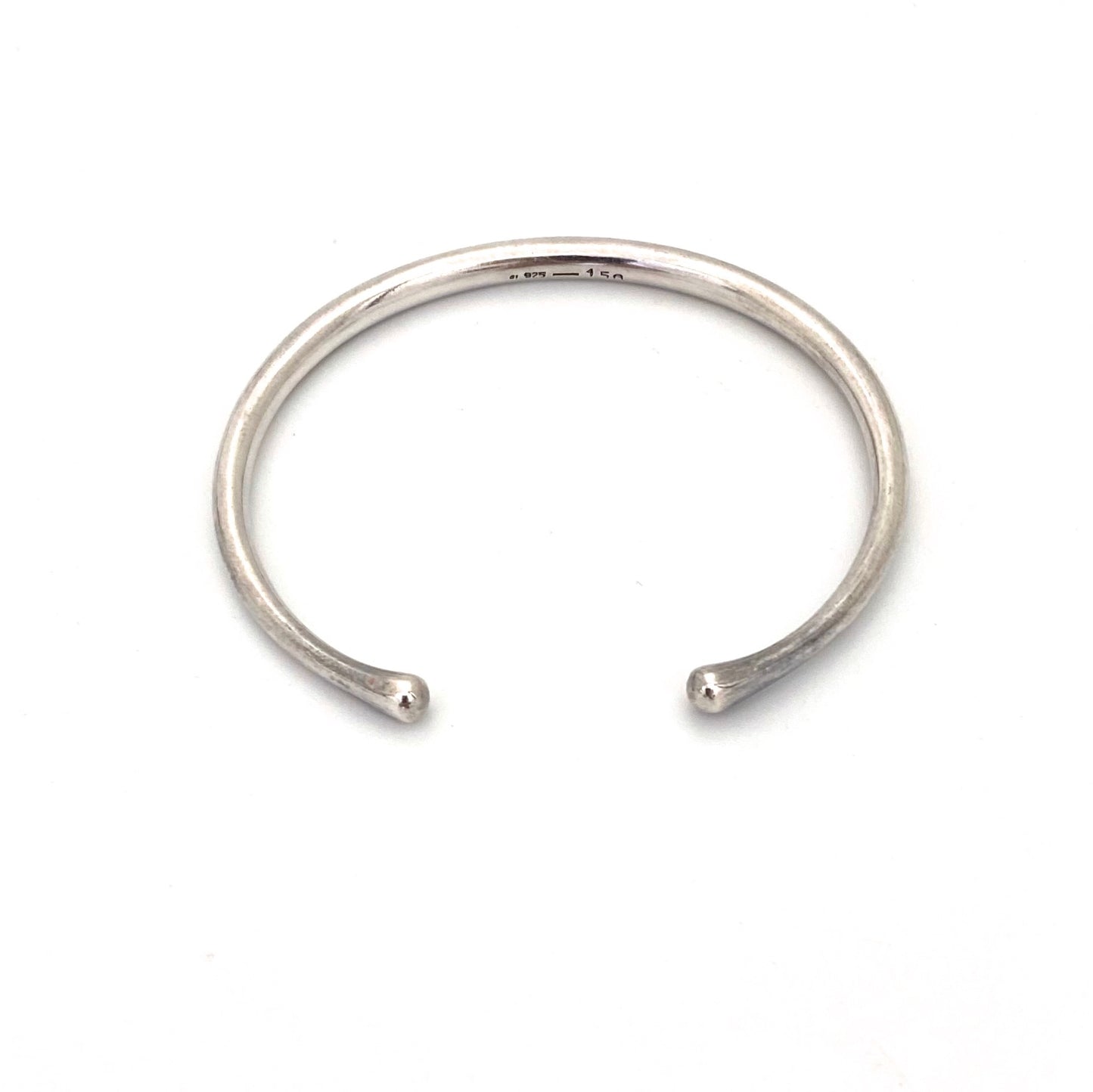 Georg Jensen tapered silver cuff bracelet #150