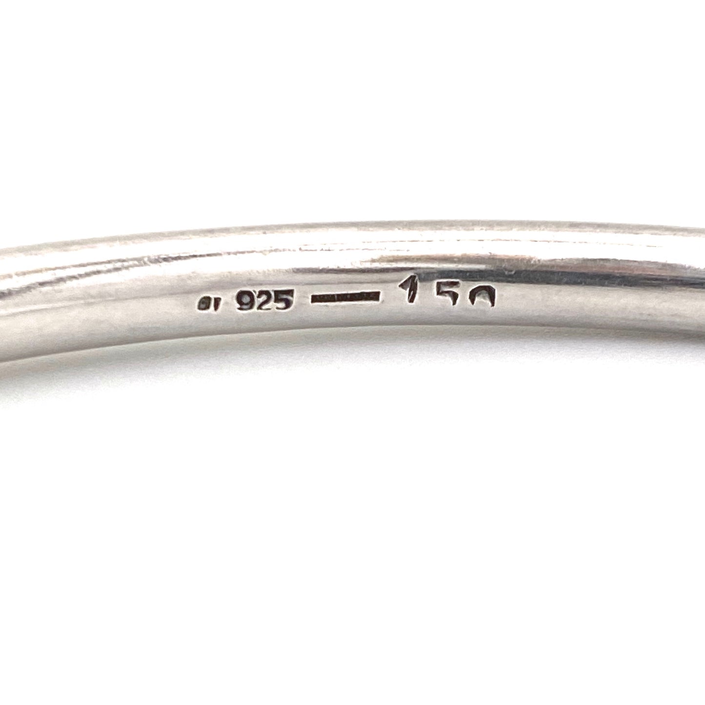 Georg Jensen tapered silver cuff bracelet #150