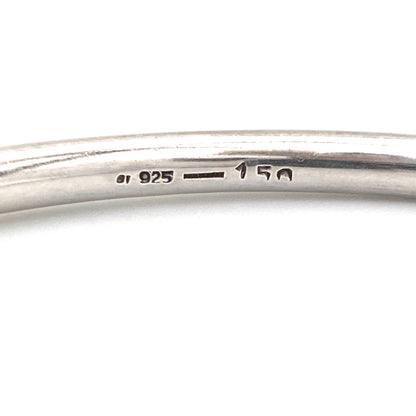 Georg Jensen tapered silver cuff bracelet #150