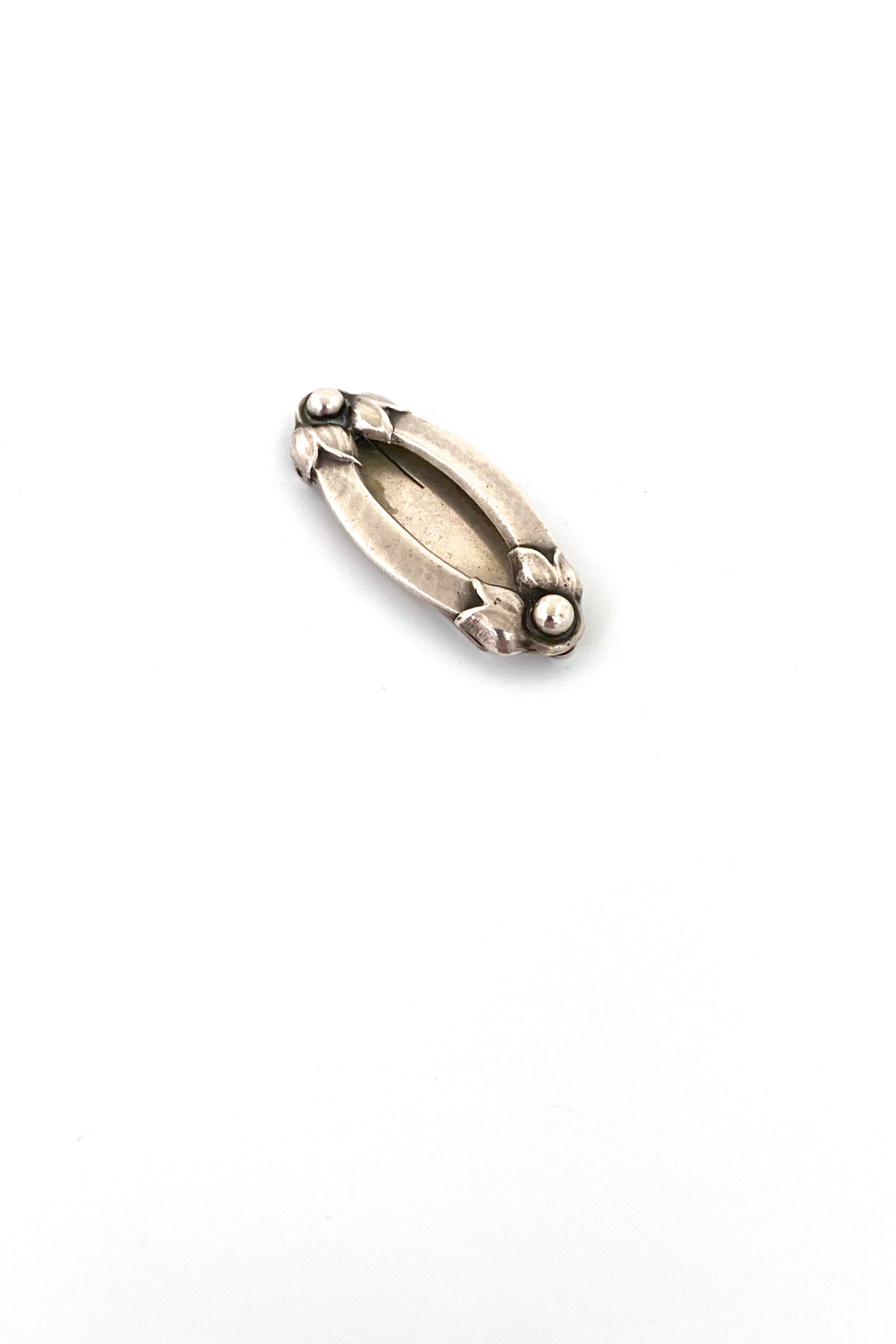 Georg Jensen Denmark vintage silver dress clip 141 Georg Jensen design 1933 to 1944