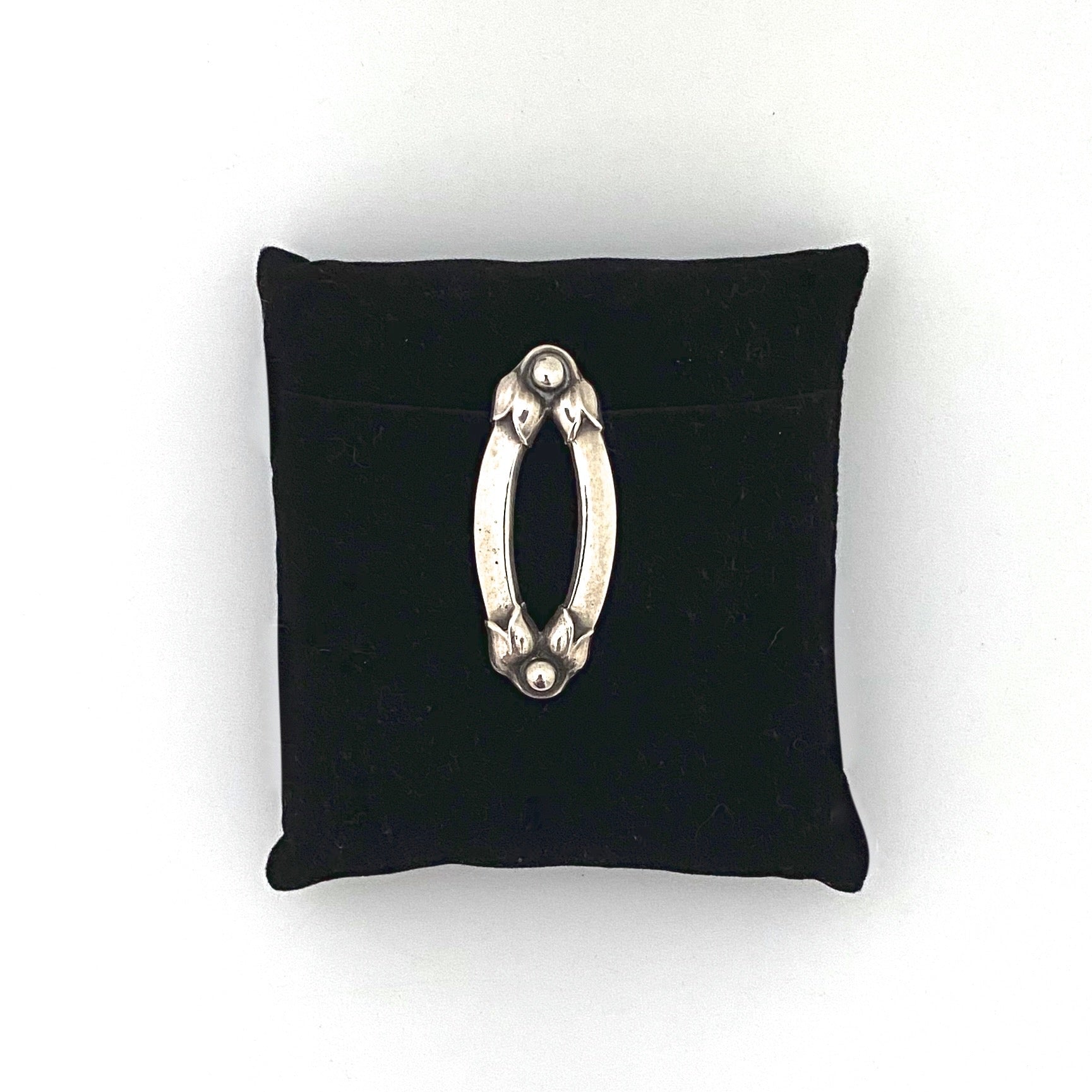 detail Georg Jensen Denmark vintage silver dress clip 141 Georg Jensen design 1933 to 1944