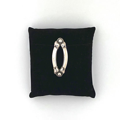 detail Georg Jensen Denmark vintage silver dress clip 141 Georg Jensen design 1933 to 1944