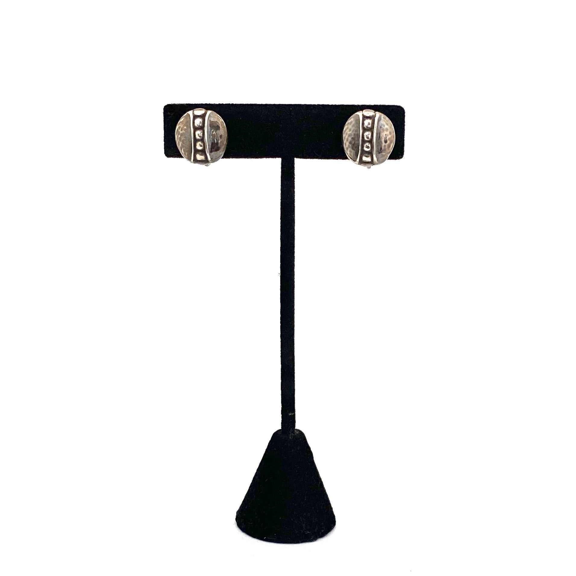 detail Georg Jensen Denmark vintage silver earrings 88 rare Danish jewelry design