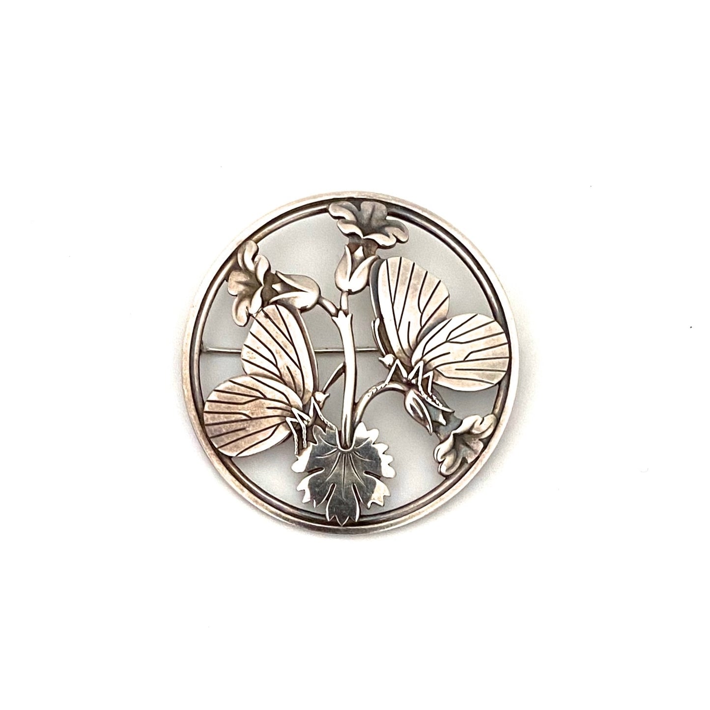 Georg Jensen large butterfly brooch #283 ~ Arno Malinowski