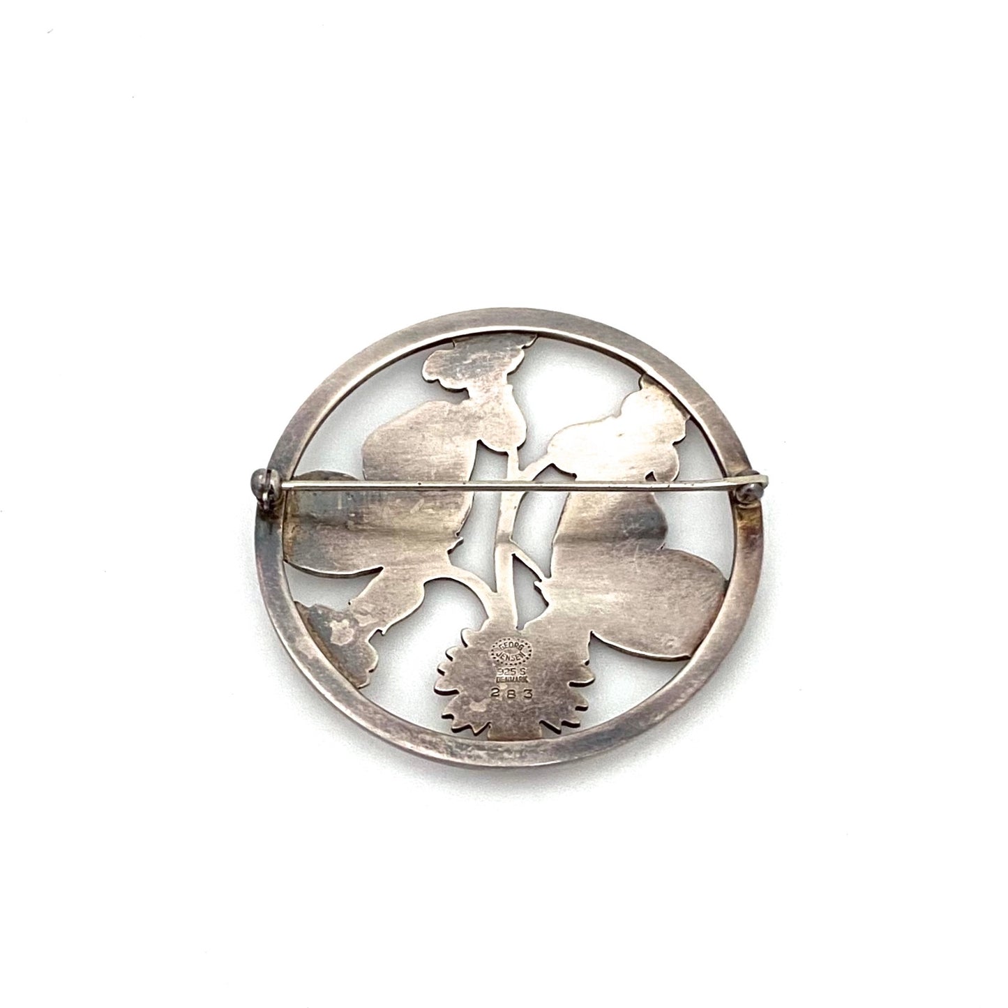 Georg Jensen large butterfly brooch #283 ~ Arno Malinowski