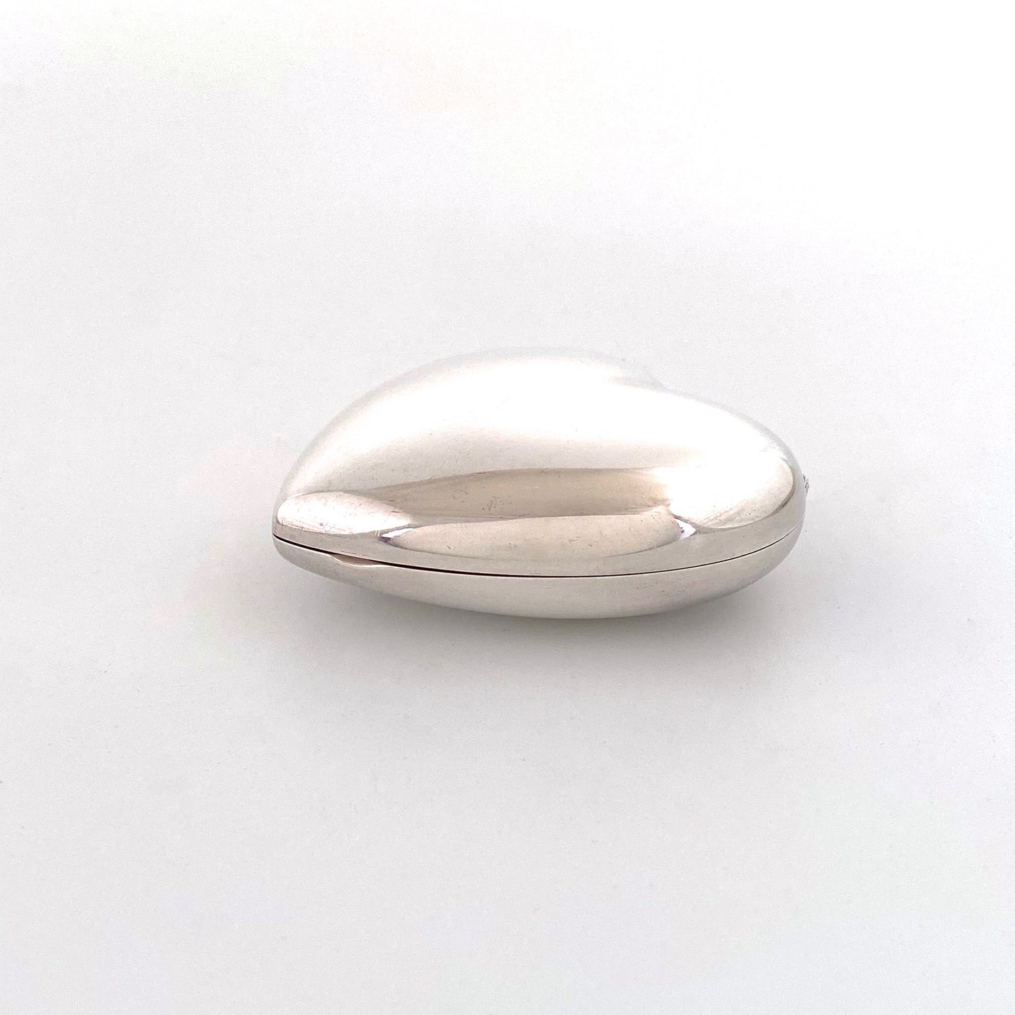 profile Georg Jensen Denmark vintage silver heart box Astrid Fog Scandinavian Modernist design