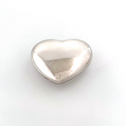 Georg Jensen silver heart box #382 by Astrid Fog ~ scarce