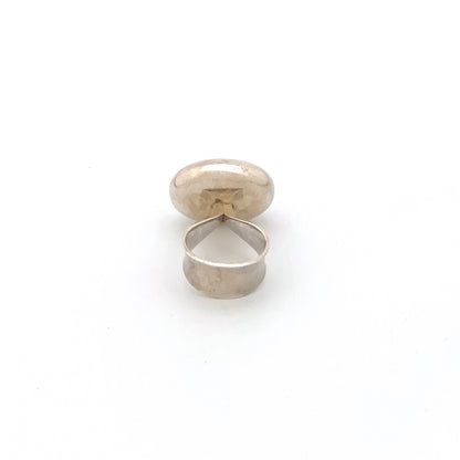 Georg Jensen large silver ring #155 ~ Vivianna Torun