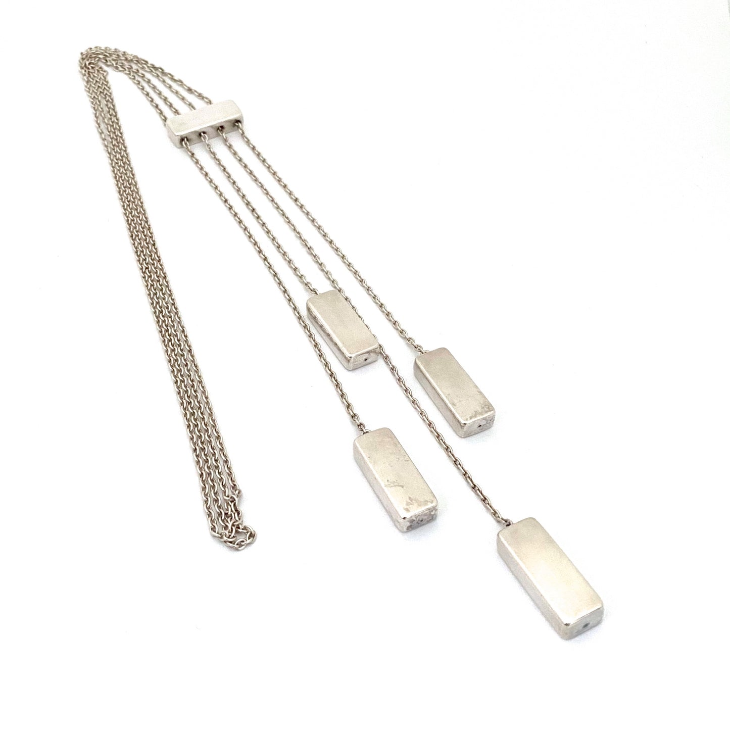 Georg Jensen long sautoir necklace #120 in original box ~ Astrid Fog