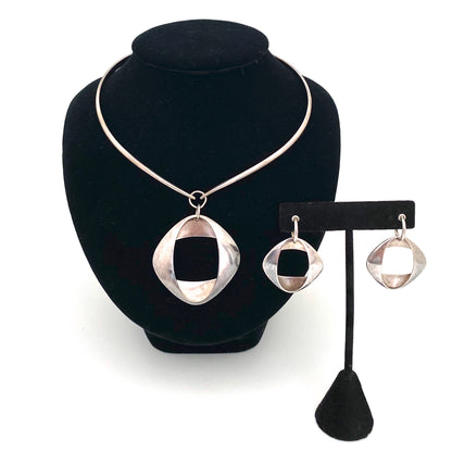 Georg Jensen silver pendant necklace #368 ~ Henning Koppel