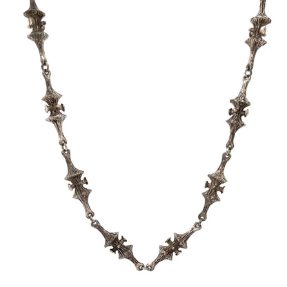 Guy Vidal 'trumpet lichen' long link chain necklace