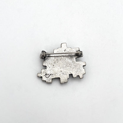 Guy Vidal 'stacked cubes' brooch