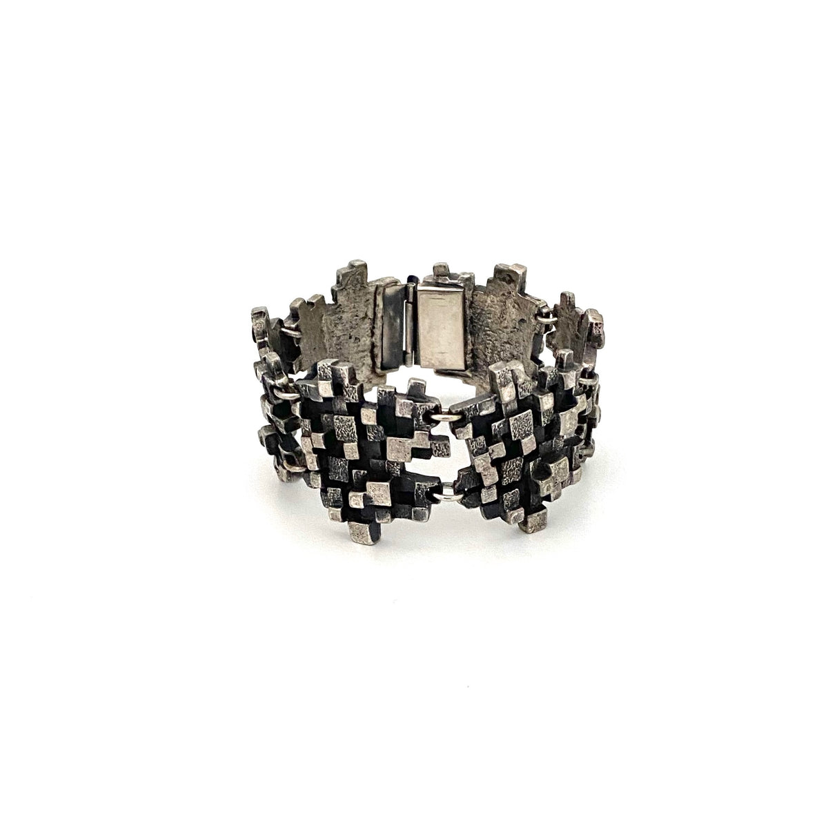 Guy Vidal 'stacked cubes' link bracelet