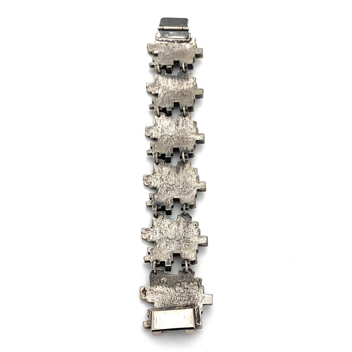 Guy Vidal 'stacked cubes' link bracelet