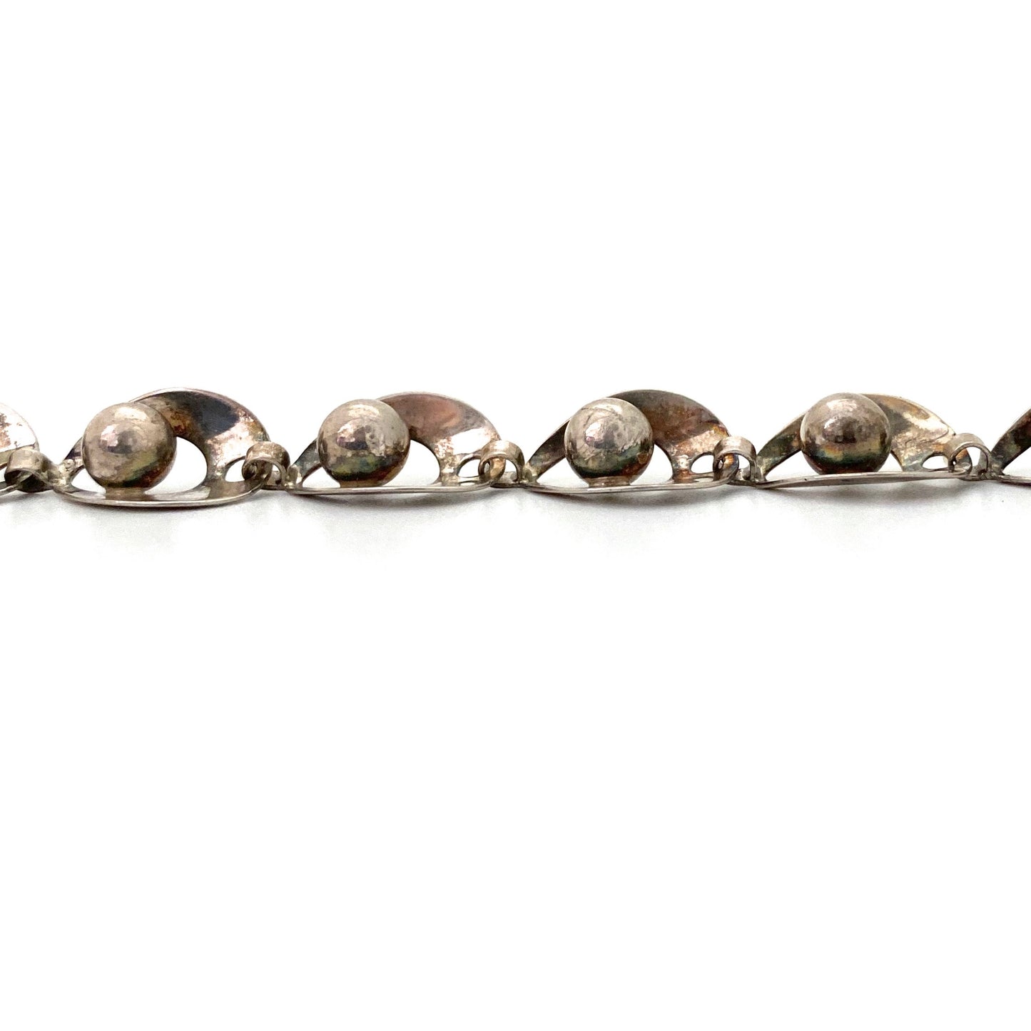 Hermann Siersbol silver necklace & matching bracelet