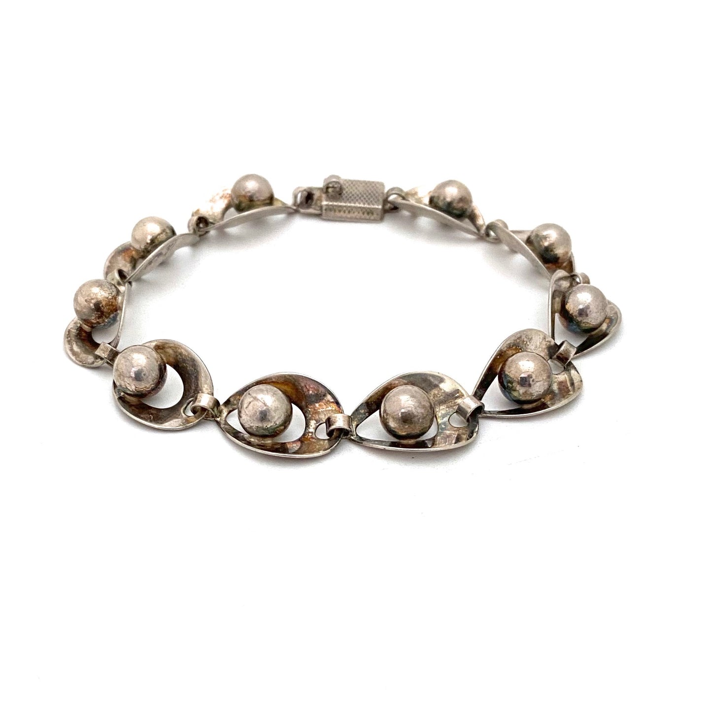 Hermann Siersbol silver necklace & matching bracelet