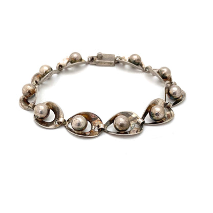 Hermann Siersbol silver necklace & matching bracelet