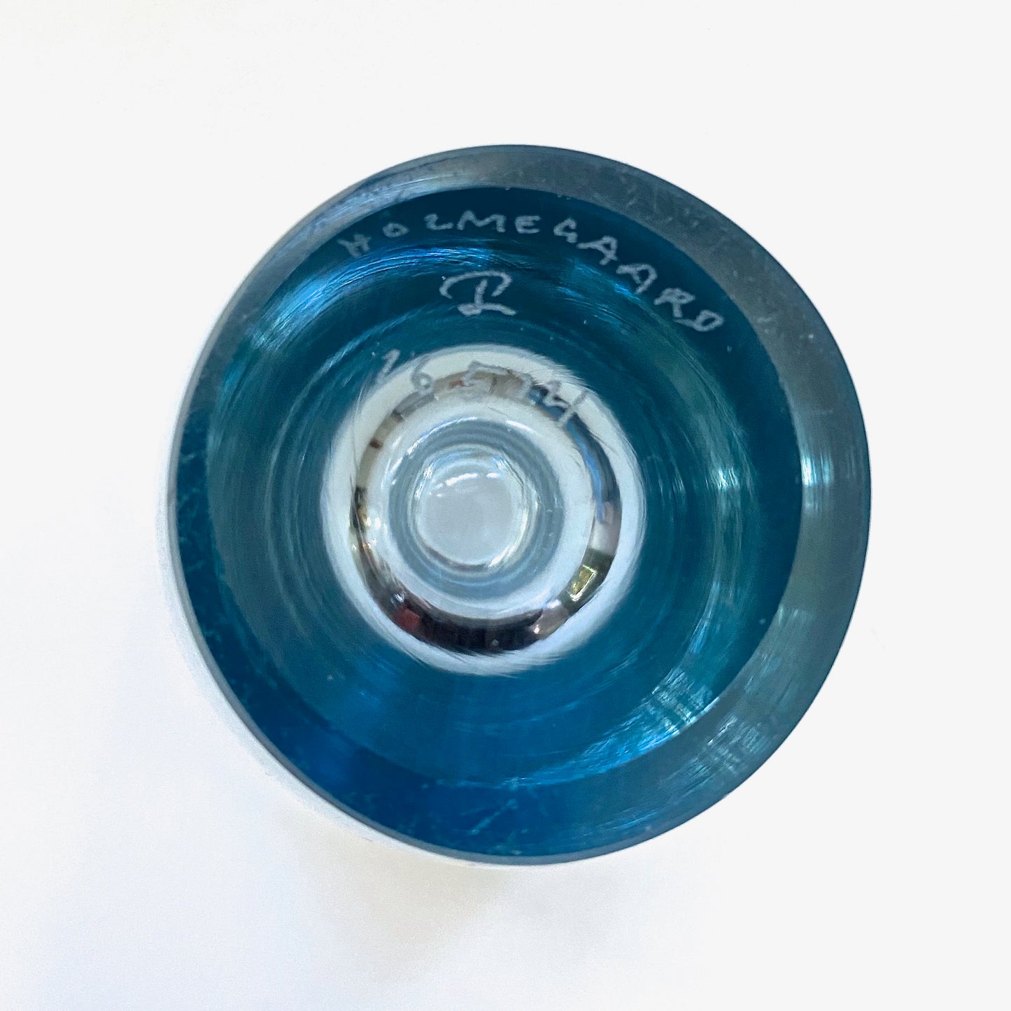 Holmegaard aqua blue 'Umanak' vase ~ Per Lutken