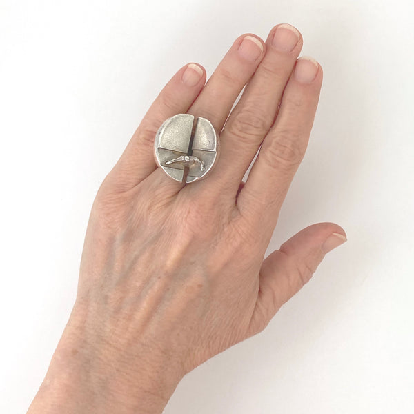 Lapponia extra large 'Ikaros' ring ~ Bjorn Weckstrom