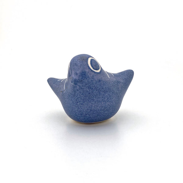 Strawberry Hill Pottery blue bird ~ open wings
