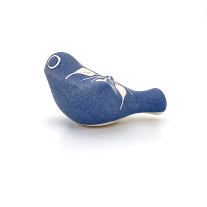 Strawberry Hill Pottery blue bird ~ open wings