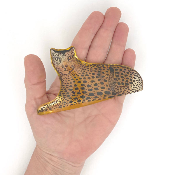 scale Abraham Palatnik Brazil vintage lucite animal sculpture leopard Modernist design