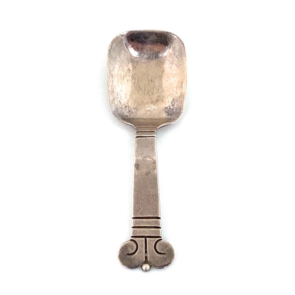 Hector Aguilar Aztec serving / caddy spoon ~ 940 silver