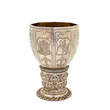 Marius Hammer Norway antique silver goblet
