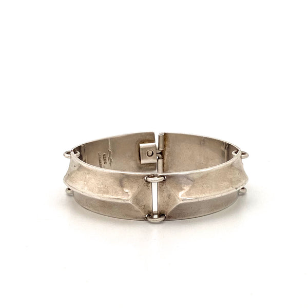 Hans Hansen heavy silver link bracelet