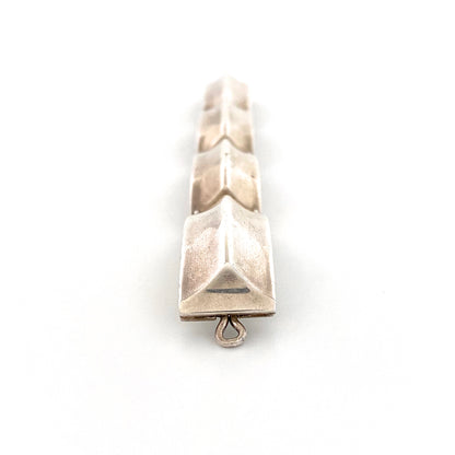 Hans Hansen heavy silver link bracelet