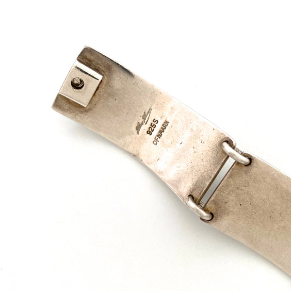 Hans Hansen heavy silver link bracelet