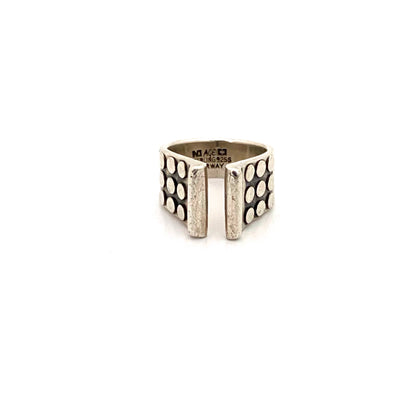 Plus Design Norway silver 'dots' ring ~ Anna Greta Eker