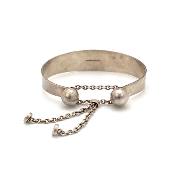 Kupittaan Kulta vintage silver tassel bracelet ~ Elis Kauppi