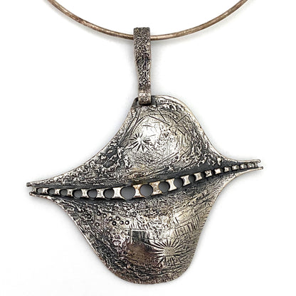 Guy Vidal *extra* large pendant on choker