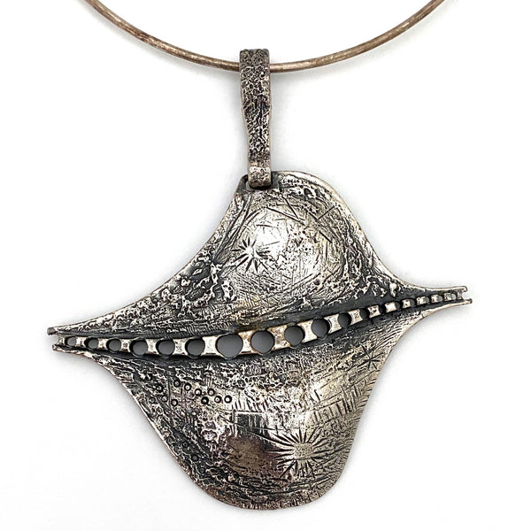 Guy Vidal *extra* large pendant on choker