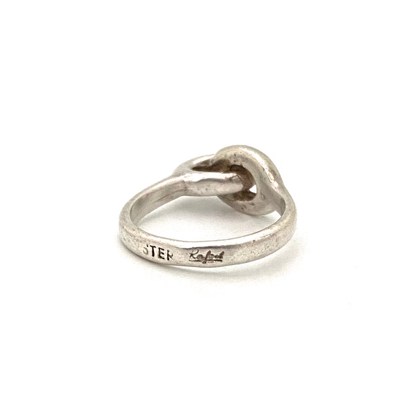 Rafael Canada sterling silver double loop ring