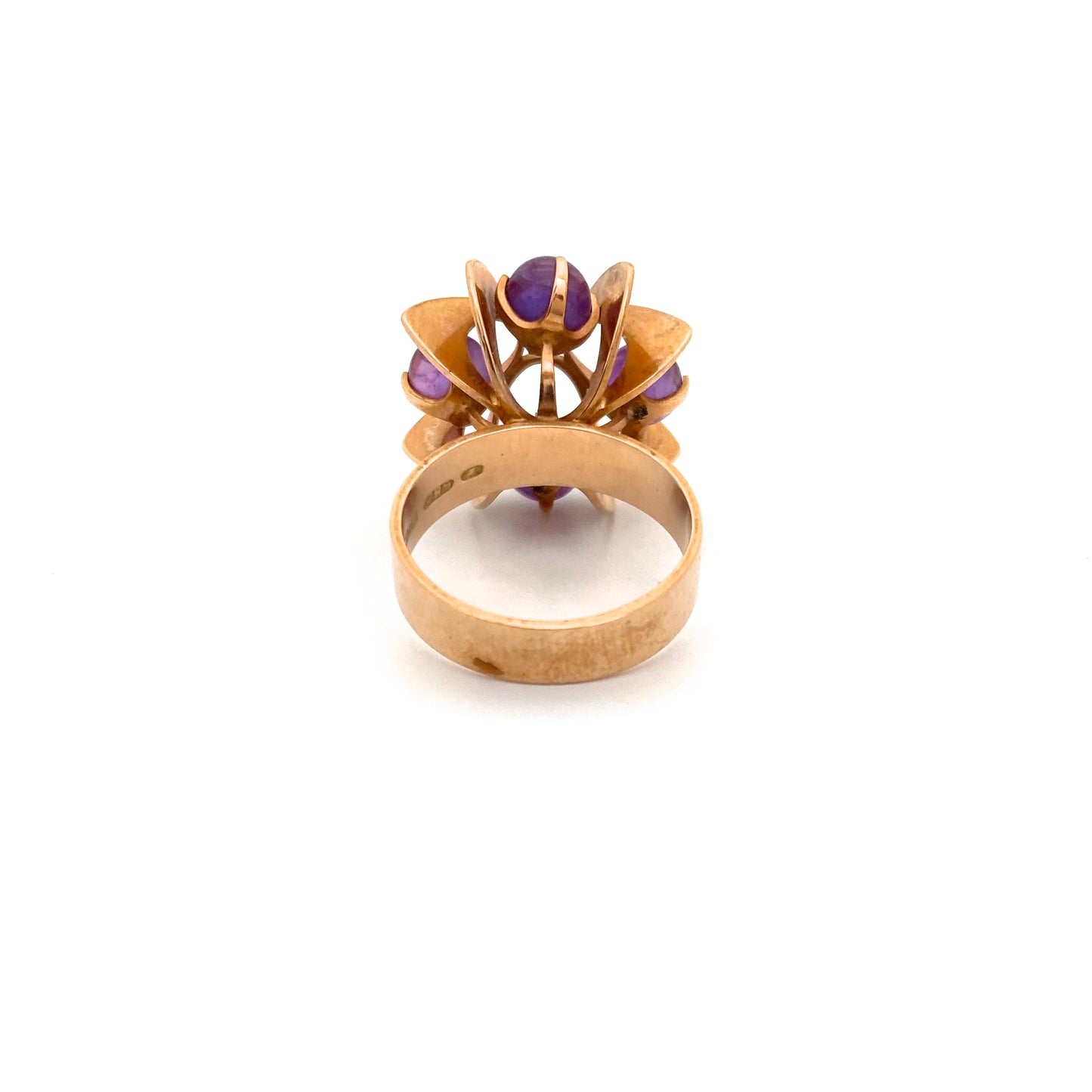 Kupittaan Kulta 14k gold & amethyst ring ~ Elis Kauppi