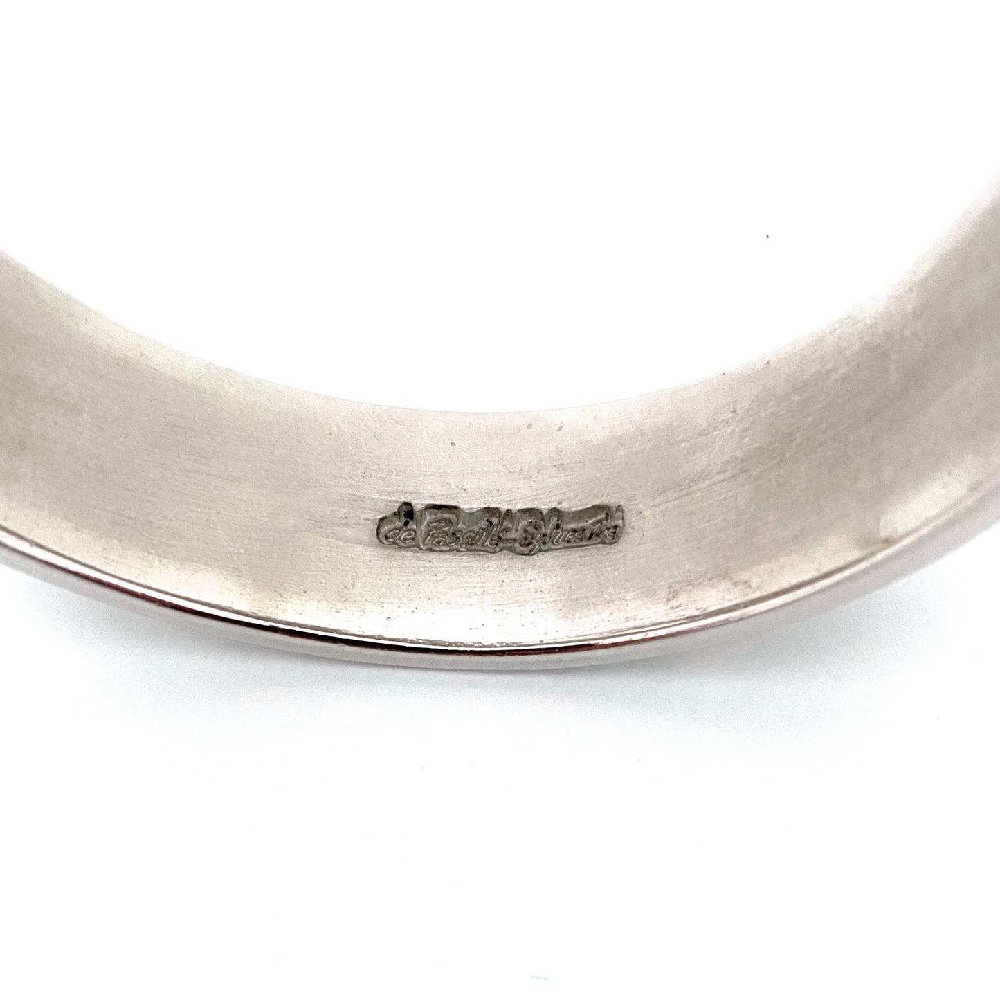 de Passille-Sylvestre wide enamel bangle bracelet