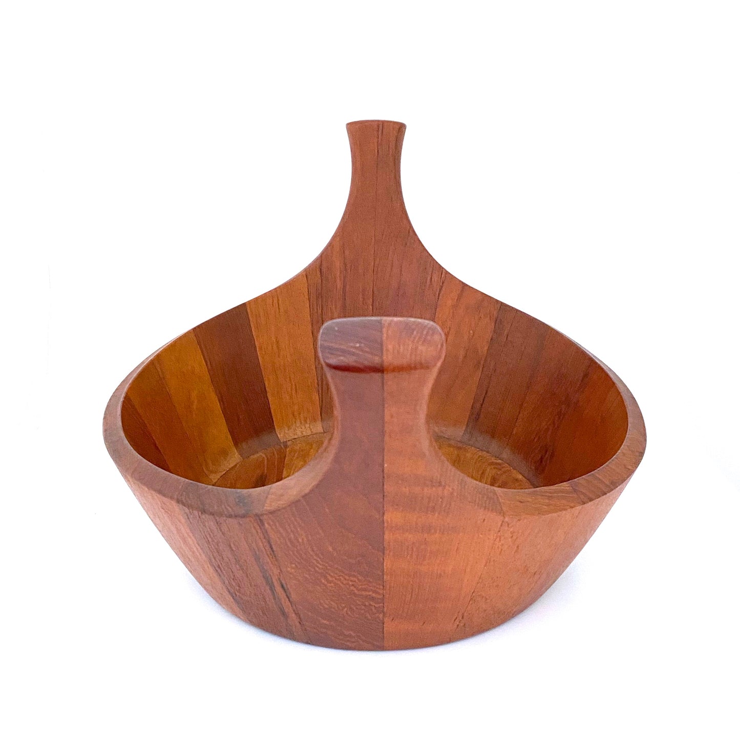 Dansk staved teak 'Viking' bowl ~ Jens Quistgaard