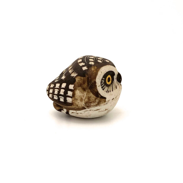 Gustavsberg seated ceramic owl ~ Edvard Lindahl