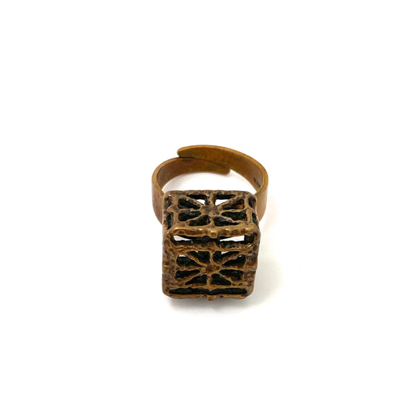 Pentti Sarpaneva bronze 'Pitsi' ring