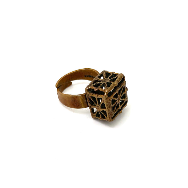 Pentti Sarpaneva bronze 'Pitsi' ring