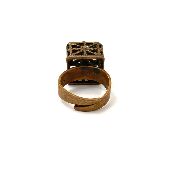 Pentti Sarpaneva bronze 'Pitsi' ring