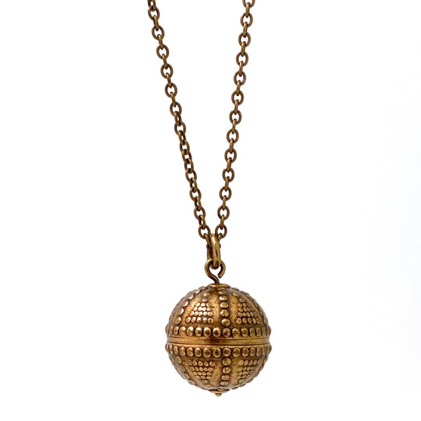 Kalevala Koru bronze sphere necklace